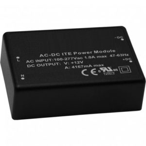 Alimentation AC-DC moulée, très compact, 50W