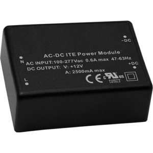 Alimentation AC-DC moulée, Ultra-compact, 30W