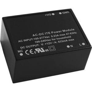 Alimentation AC-DC moulée, boîtier encapsulé 10W
