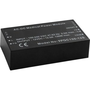 Alimentation AC-DC Médicale 2xMOPP, moulée 150W