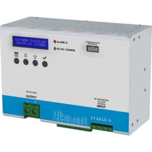 Alim Rail Din triphasée, programmable, 2400W