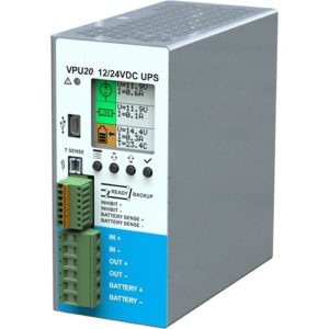 DC-UPS 20A, Chargeur de batterie 12V et 24V