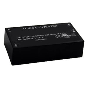 Alimentation AC-DC moulée, boîtier encapsulé 8W. VP ELECTRONIQUE