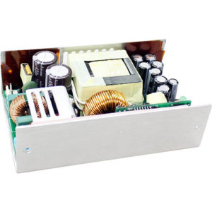 EA-0441-alimentation ac-dc semi-pottée-fanless 500W-version châssis ouvert-VP Electronique